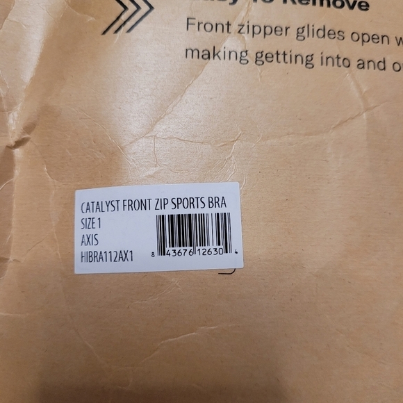 Knix Catalyst Front Zip Sports Bra in Axis (Blue) size 1 - Picture 4 of 11